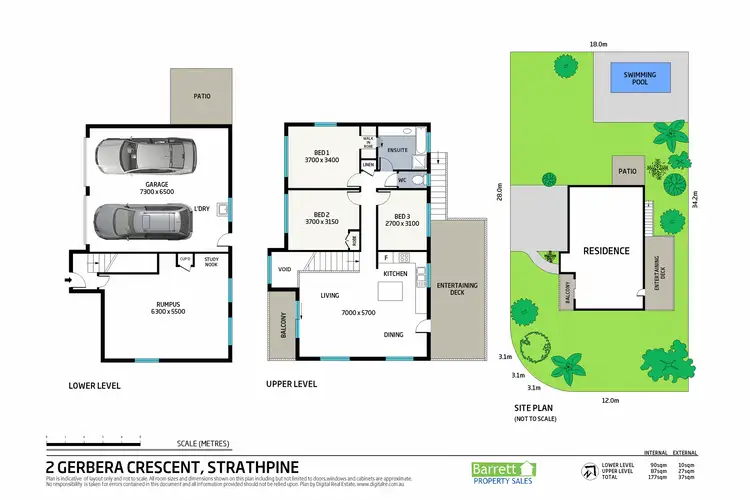 Floorplan of Homely house listing, 2 Gerbera Crescent, Strathpine QLD 4500