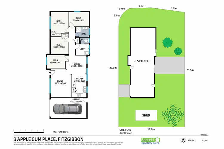 Floorplan of Homely house listing, 3 Apple Gum Place, Fitzgibbon QLD 4018