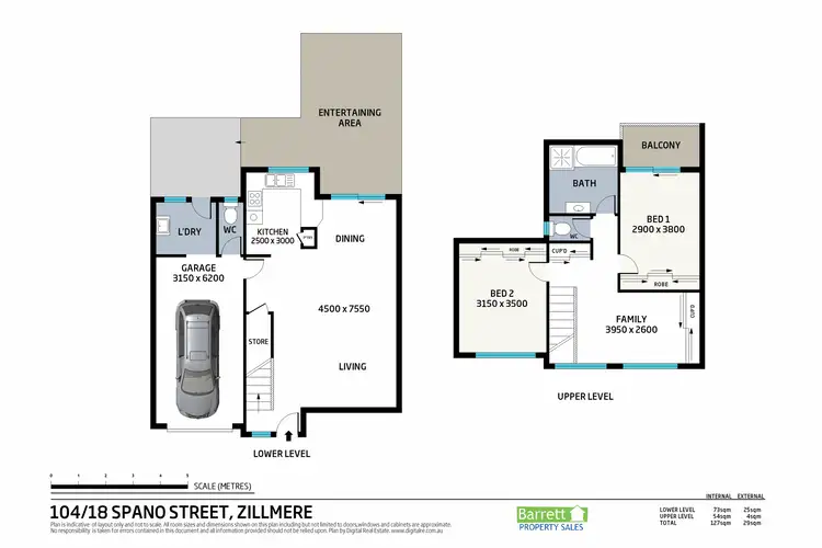 Floorplan of Homely townhouse listing, 104/ 18 Spano Street, Zillmere QLD 4034