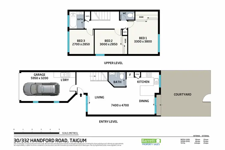 Floorplan of Homely townhouse listing, 30/332 Handford Road, Taigum QLD 4018