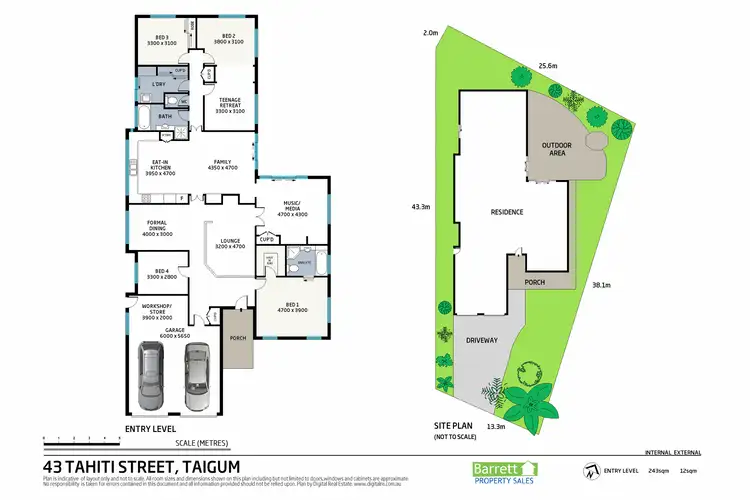 Floorplan of Homely house listing, 43 Tahiti Street, Taigum QLD 4018