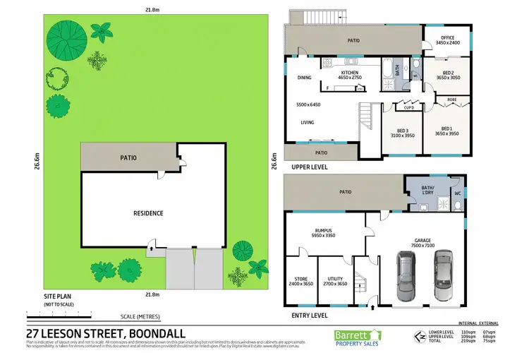 Floorplan of Homely house listing, 27 Leeson Street, Boondall QLD 4034
