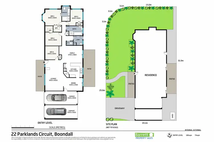 Floorplan of Homely house listing, 22 Parklands Circuit, Boondall QLD 4034