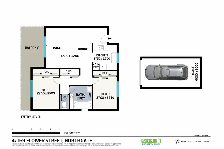 Floorplan of Homely unit listing, 4/169 Flower Street, Northgate QLD 4013