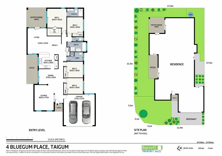 Floorplan of Homely house listing, 4 Bluegum Place, Taigum QLD 4018