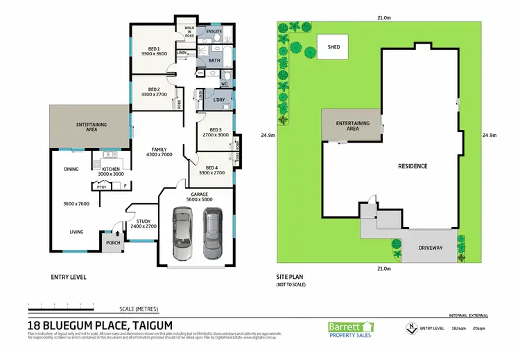 Floorplan of Homely house listing, 18 Bluegum Place, Taigum QLD 4018