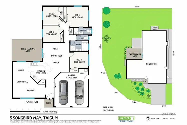 Floorplan of Homely house listing, 5 Songbird Way, Taigum QLD 4018