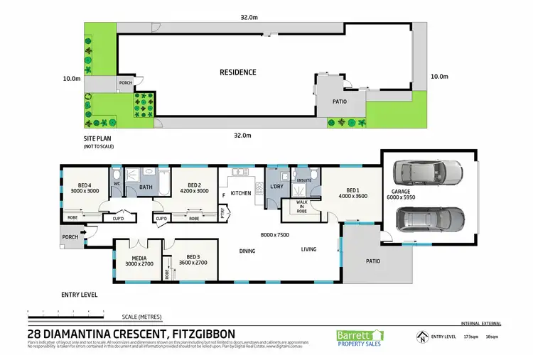 Floorplan of Homely house listing, 28 Diamantina Crescent, Fitzgibbon QLD 4018