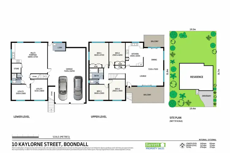 Floorplan of Homely house listing, 10 Kaylorne Street, Boondall QLD 4034