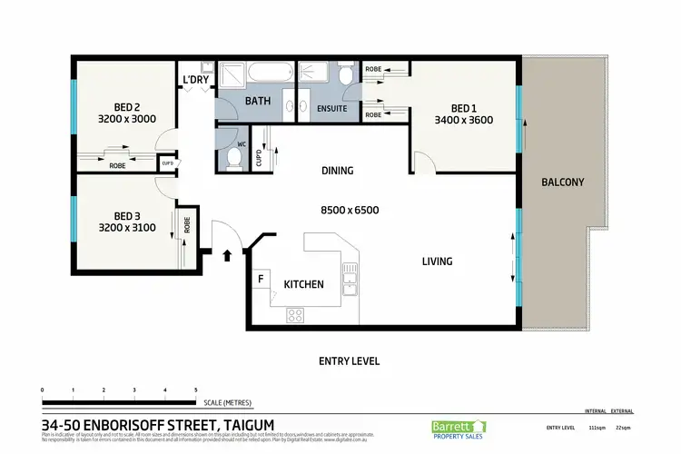 Floorplan of Homely townhouse listing, 34/50 Enborisoff Street, Taigum QLD 4018