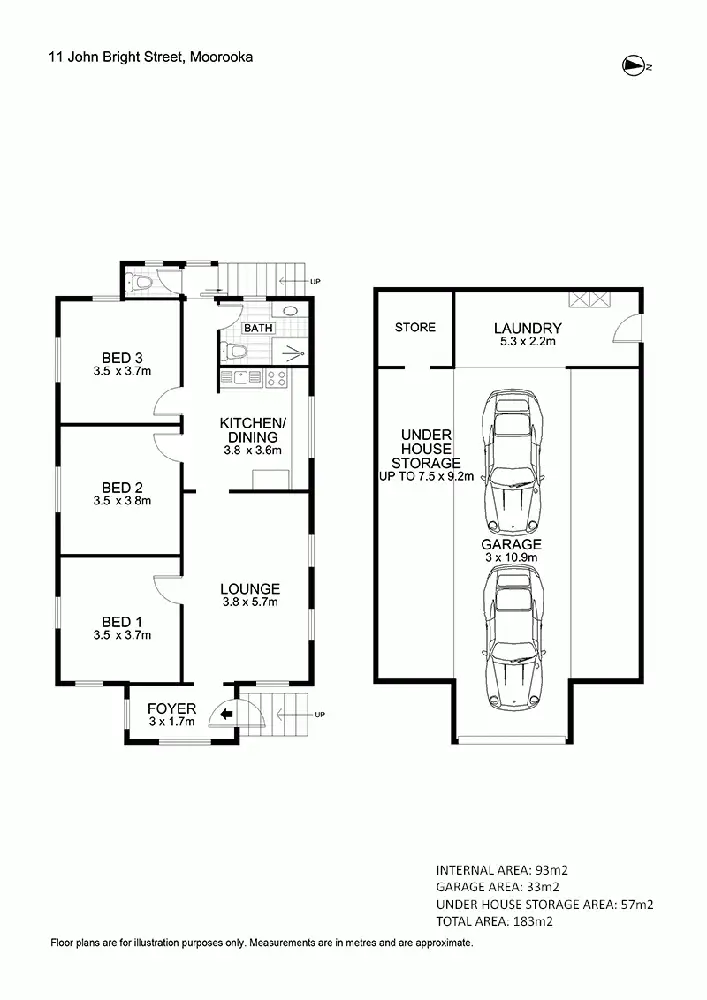 Floorplan of Homely house listing, 11 John Bright Street, Moorooka QLD 4105