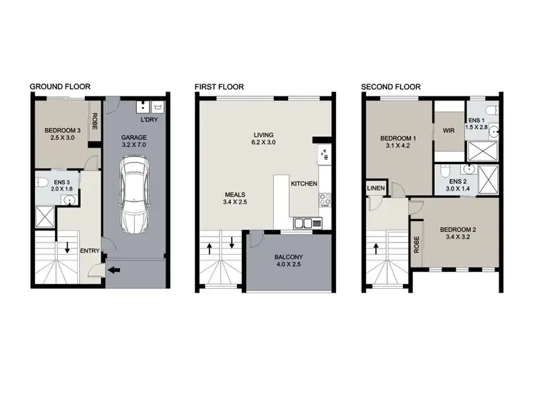 Floorplan of Homely unit listing, 13/7 View Street, West Gladstone QLD 4680