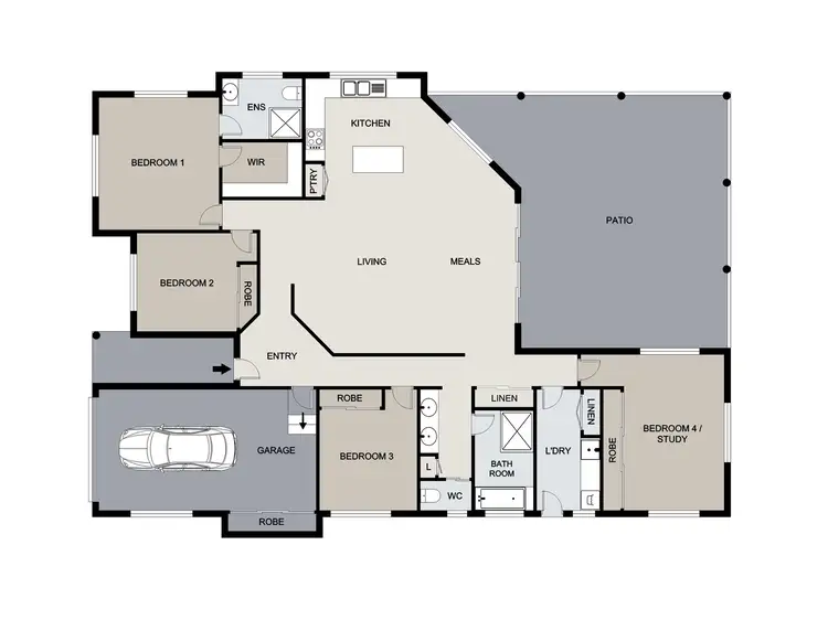 Floorplan of Homely house listing, 3 White Street, West Gladstone QLD 4680