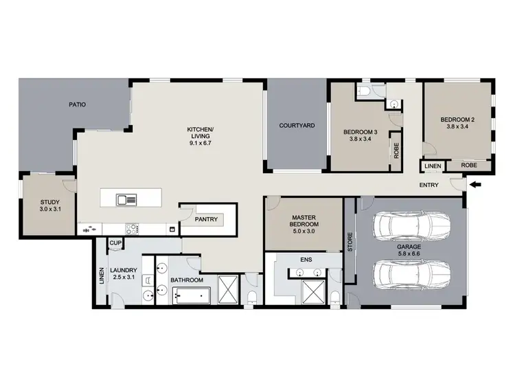 Floorplan of Homely house listing, 40 Koowin Drive, Kirkwood QLD 4680