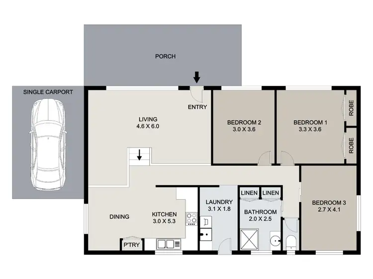 Floorplan of Homely house listing, 20 Cook Street, West Gladstone QLD 4680