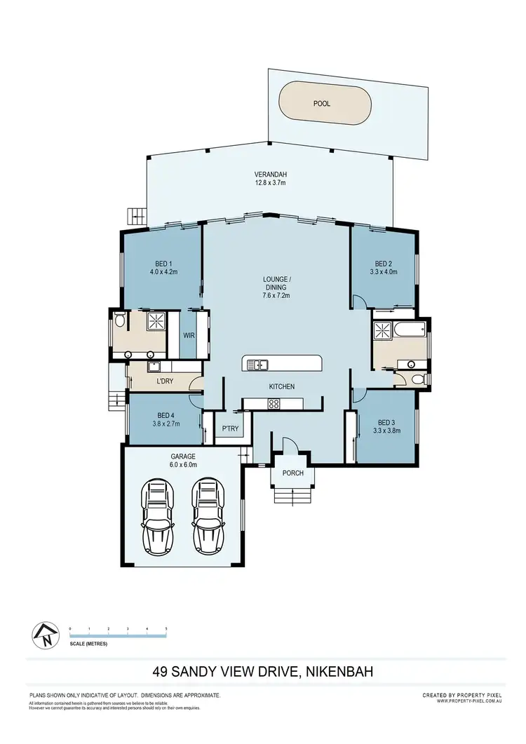Floorplan of Homely house listing, 49 Sandy View Drive, Nikenbah QLD 4655