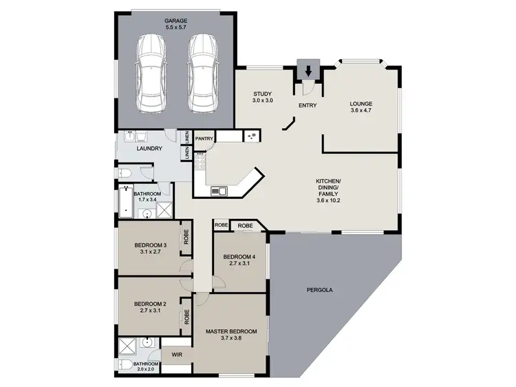 Floorplan of Homely house listing, 7 Lagoon Court, Clinton QLD 4680