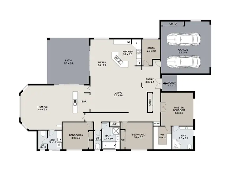 Floorplan of Homely house listing, 10 Lois Court, New Auckland QLD 4680