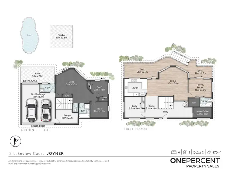 Floorplan of Homely house listing, 2 Lakeview Court, Joyner QLD 4500