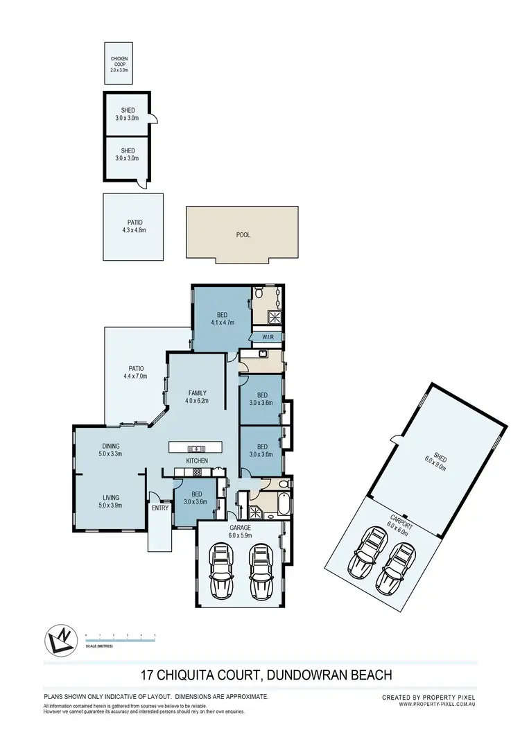 Floorplan of Homely house listing, 17 Chiquita Court, Dundowran Beach QLD 4655