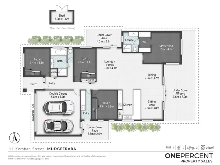 Floorplan of Homely house listing, 11 Kershan Street, Mudgeeraba QLD 4213