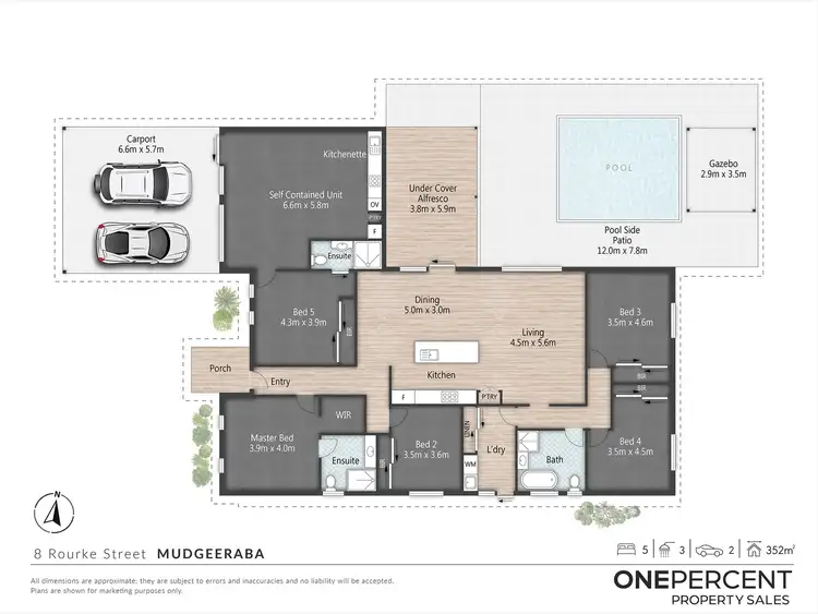 Floorplan of Homely house listing, 8 Rourke Street, Mudgeeraba QLD 4213