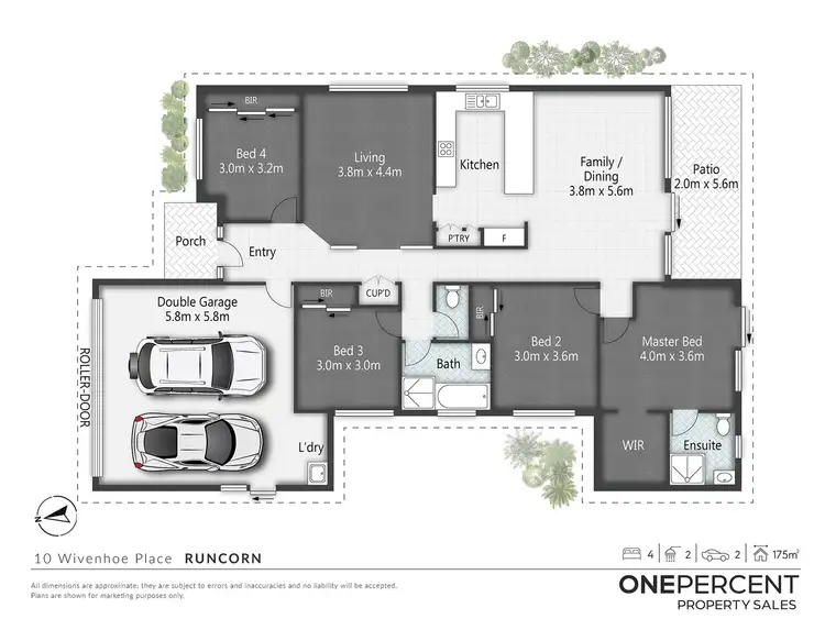 Floorplan of Homely house listing, 10 Wivenhoe Place, Runcorn QLD 4113