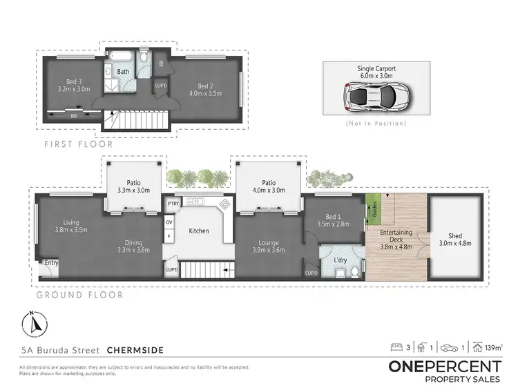 Floorplan of Homely house listing, 5A Buruda Street, Chermside QLD 4032