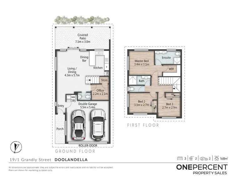 Floorplan of Homely townhouse listing, 19/1 Grandly Street, Doolandella QLD 4077