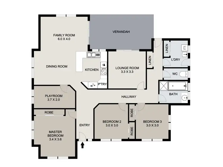 Floorplan of Homely house listing, 3 Dunn Street, Tannum Sands QLD 4680