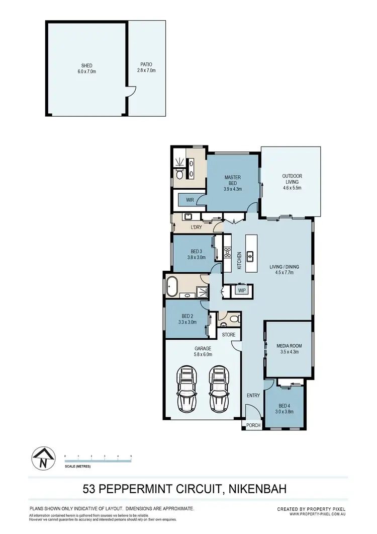 Floorplan of Homely house listing, 53 Peppermint Circuit, Nikenbah QLD 4655