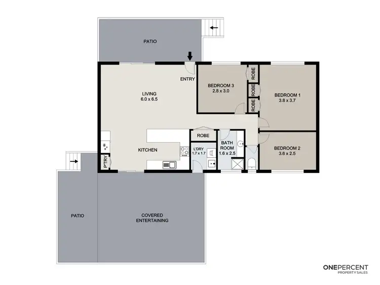 Floorplan of Homely house listing, 1 Creed Street, Clinton QLD 4680