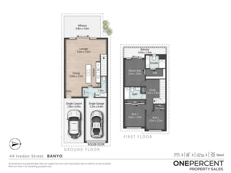 Floorplan of Homely townhouse listing, 44 Ivedon Street, Banyo QLD 4014