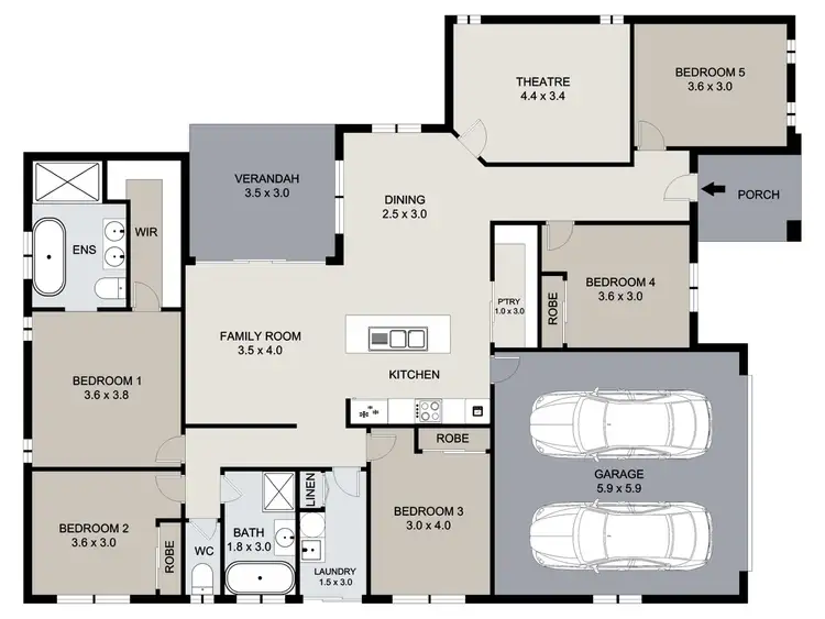 Floorplan of Homely house listing, 31 Scampi Drive, Clinton QLD 4680