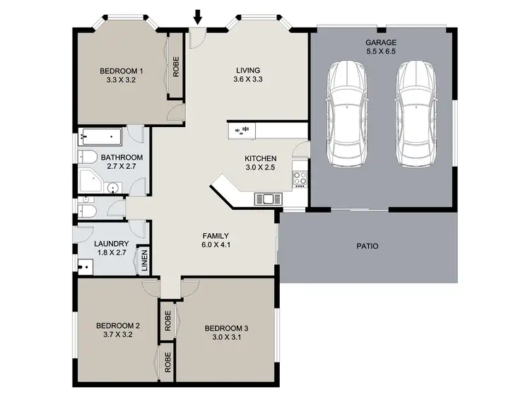 Floorplan of Homely house listing, 17 Lomandra Street, Boyne Island QLD 4680