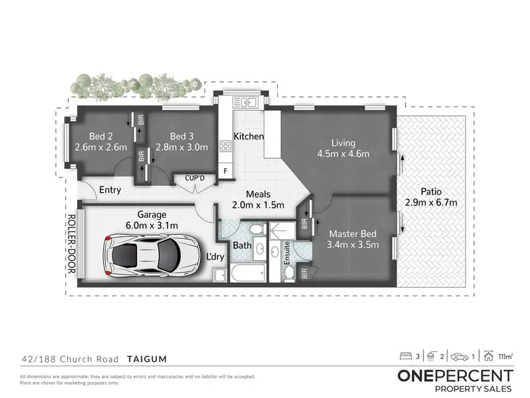 Floorplan of Homely villa listing, 42/188 Church Road, Taigum QLD 4018