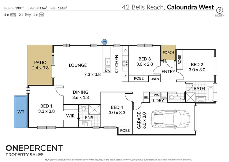 Floorplan of Homely house listing, 42 Bells Reach Drive, Caloundra West QLD 4551