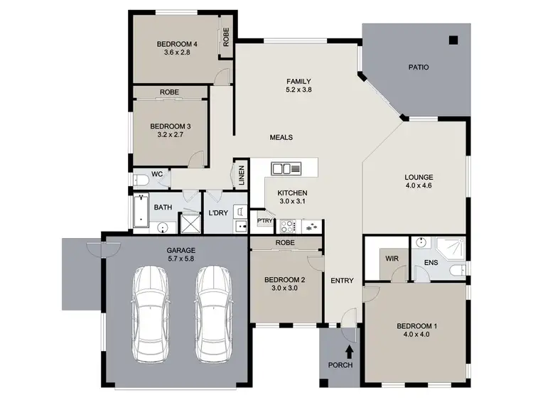 Floorplan of Homely house listing, 65 Katherine Road, Calliope QLD 4680