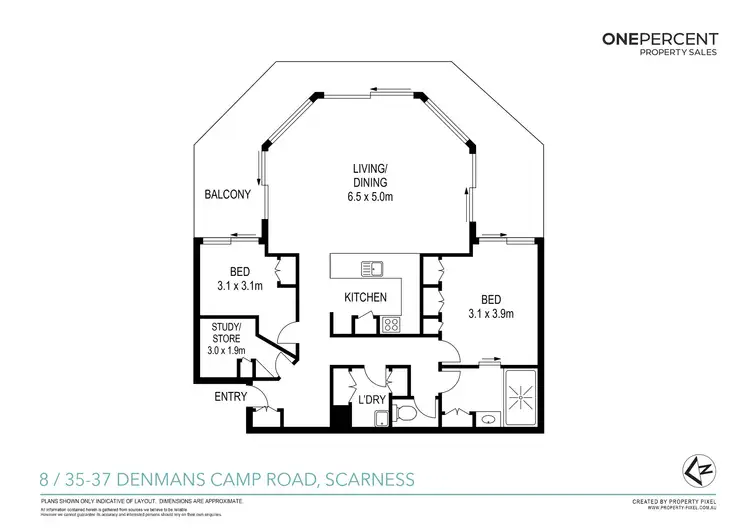 Floorplan of Homely unit listing, 8/35 - 37 Denmans Camp Road, Scarness QLD 4655