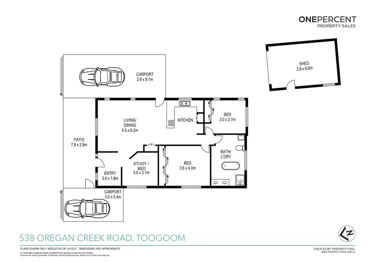 Floorplan of Homely house listing, 538 O'Regan Road, Toogoom QLD 4655