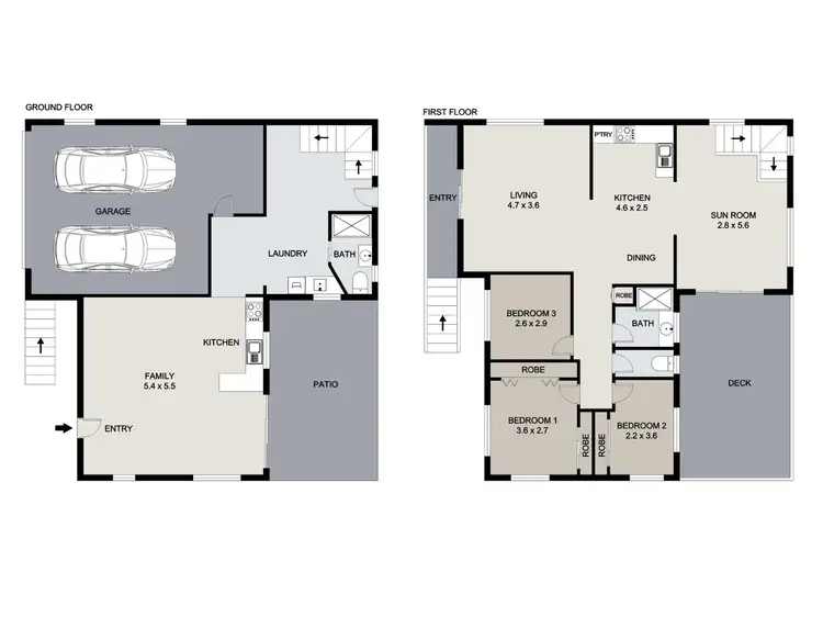 Floorplan of Homely house listing, 14 Kin Kora Drive, Kin Kora QLD 4680
