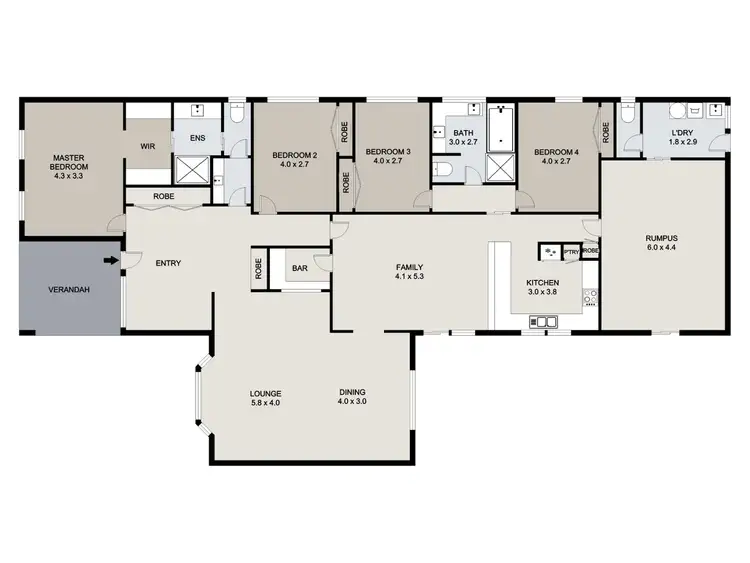 Floorplan of Homely house listing, 6 Stephens Court, Tannum Sands QLD 4680