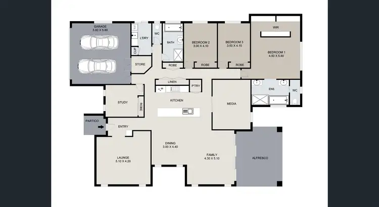 Floorplan of Homely house listing, 46 Koowin Drive, Kirkwood QLD 4680