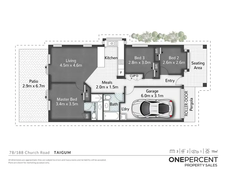 Floorplan of Homely villa listing, 78/188 Church Road, Taigum QLD 4018