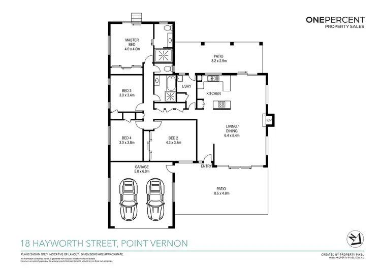 Floorplan of Homely house listing, 18 Hayworth Street, Point Vernon QLD 4655