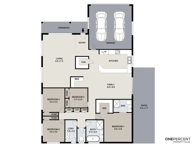 Floorplan of Homely house listing, 4 Carpentaria Close, Clinton QLD 4680
