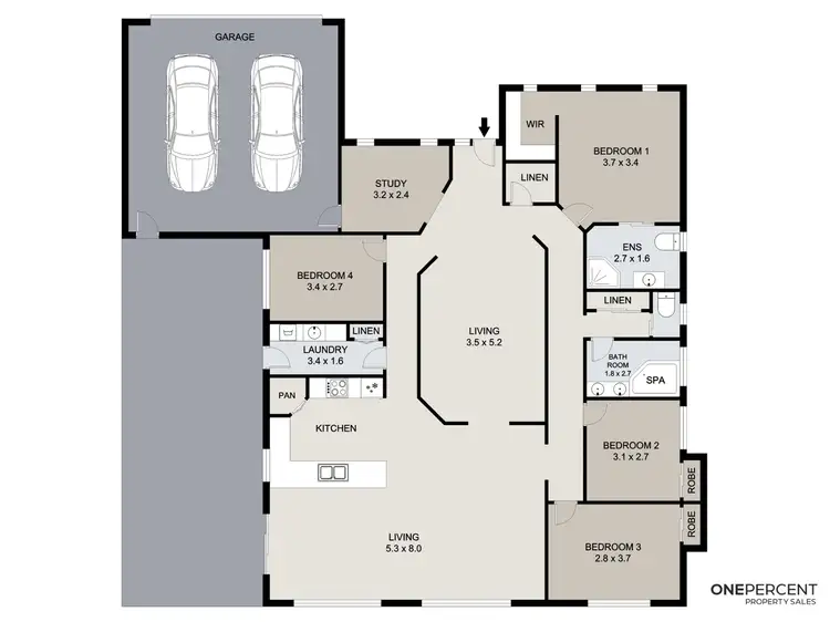 Floorplan of Homely rural property listing, 30 Baruby Boulevard, Benaraby QLD 4680