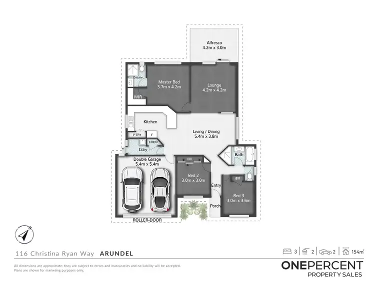 Floorplan of Homely house listing, 116 Christina Ryan Way, Arundel QLD 4214