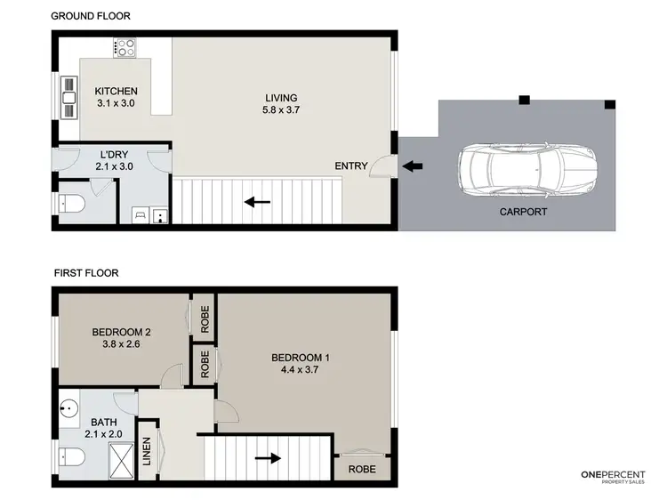 Floorplan of Homely unit listing, 14/8 Nothling Street, New Auckland QLD 4680