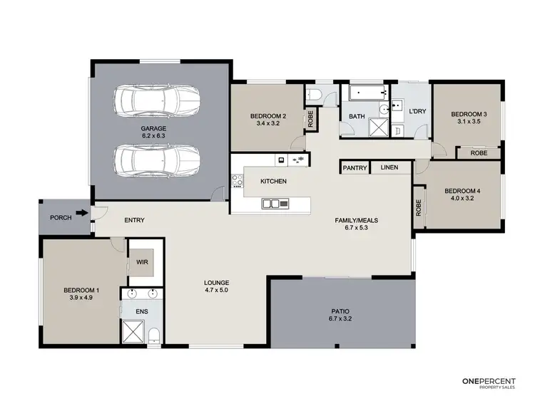 Floorplan of Homely house listing, 8 Liriope Drive, Kirkwood QLD 4680